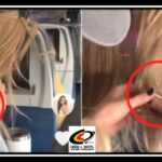 ¿Por qué lo hizo? Mujer destroza el cabello de otra en un avión por ‘venganza’.